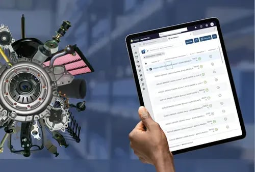 pilotage stock de pièce logiciel